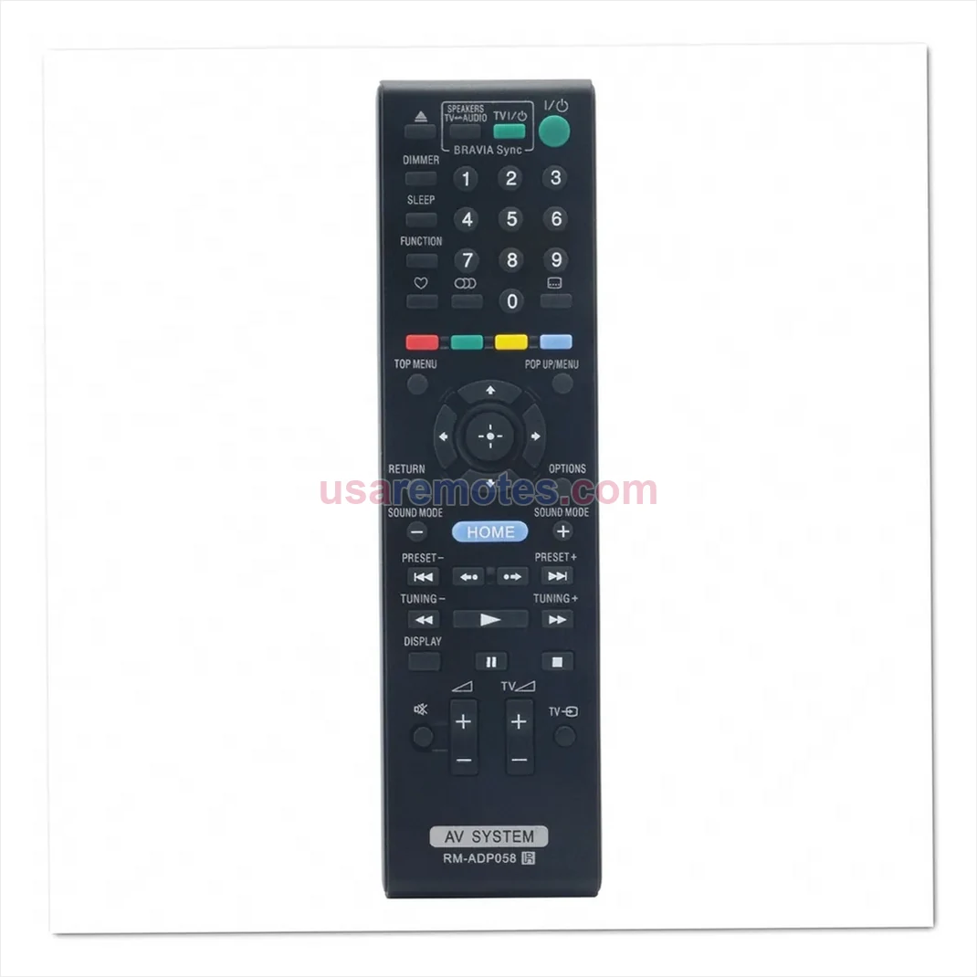 Sony HBD-E580 remote control replacement