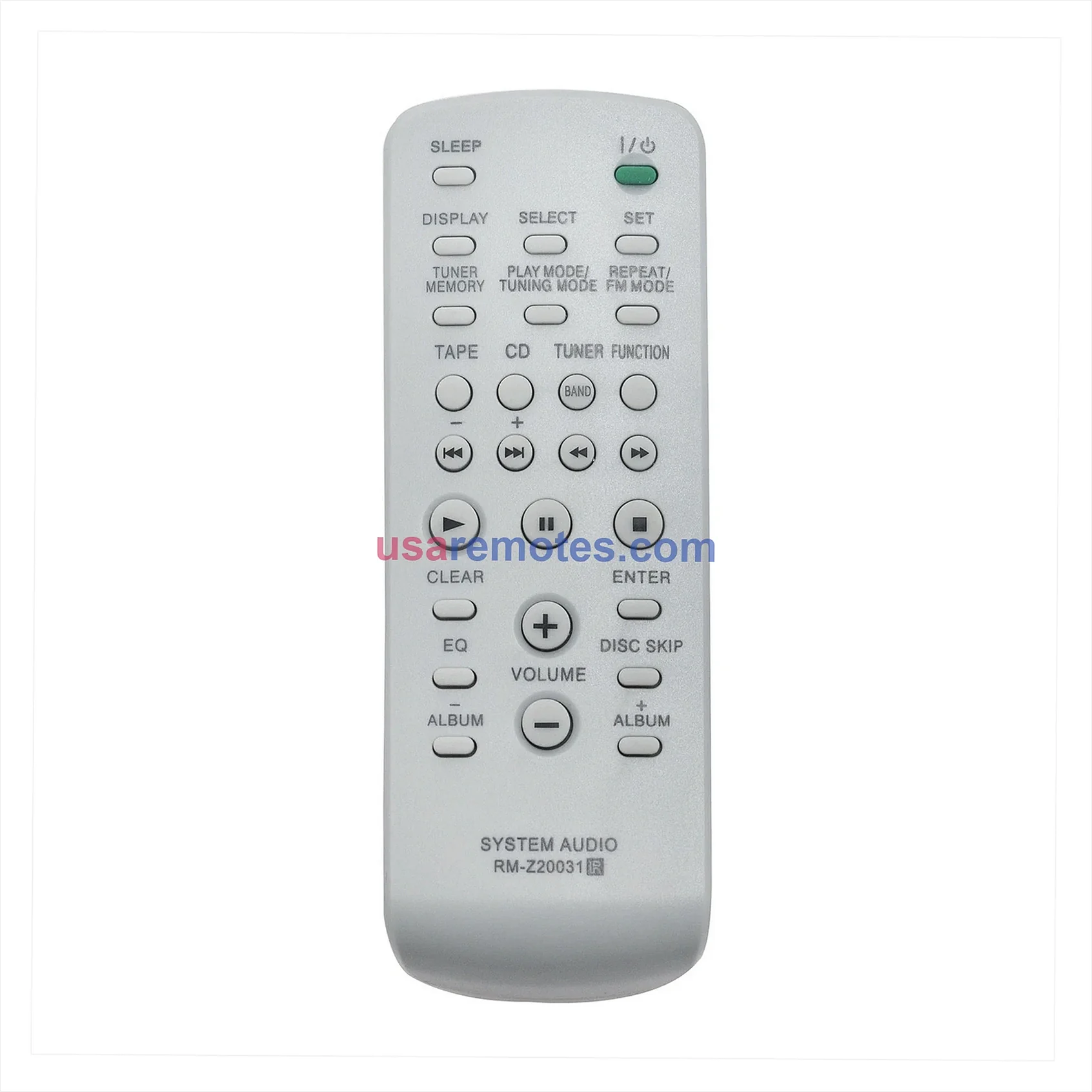 Sony HCD-CPX22 remote control replacement Sony HCD-CPX22 remote control replacement