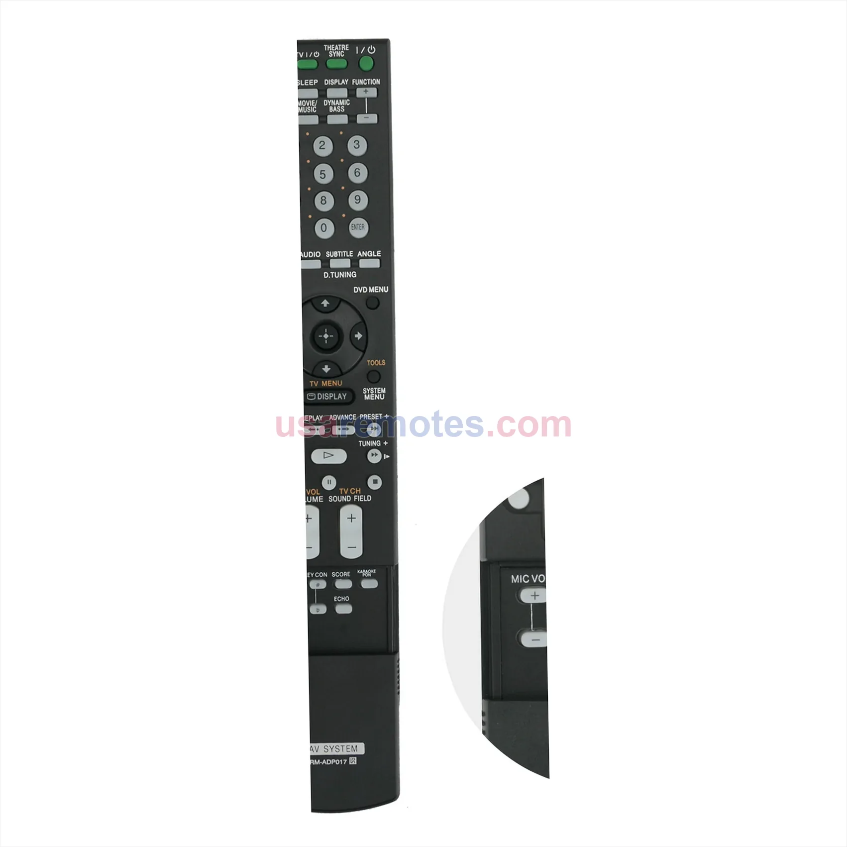 Sony HCD-DZ850KW remote control replacement Sony HCD-DZ850KW remote control replacement