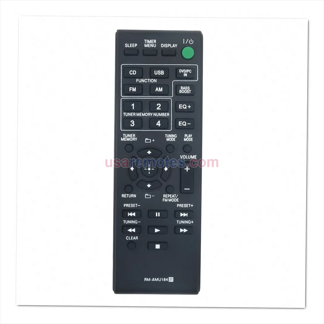 Sony HCD-ECL5 remote control replacement Sony HCD-ECL5 remote control replacement