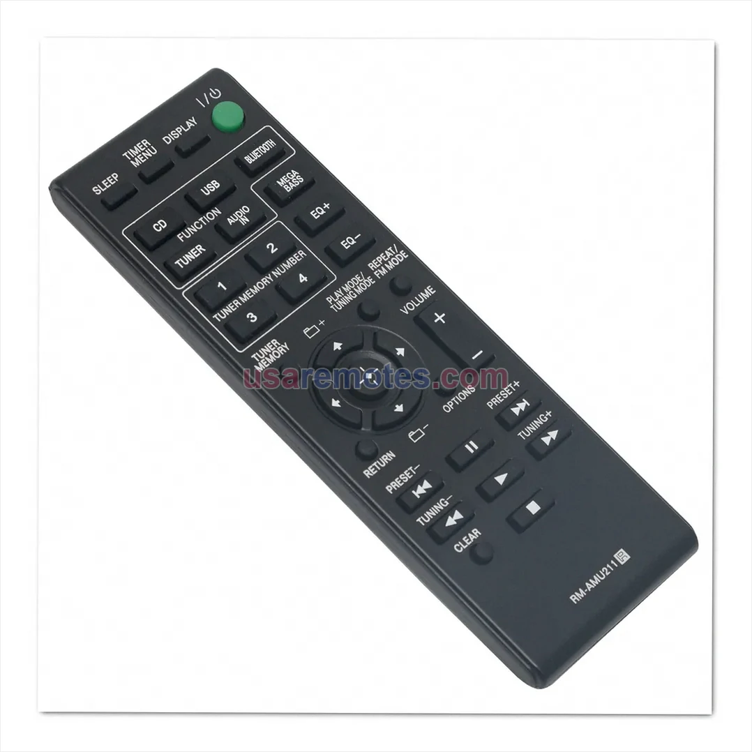 Sony HCD-ECL77BT remote control replacement Sony HCD-ECL77BT remote control replacement