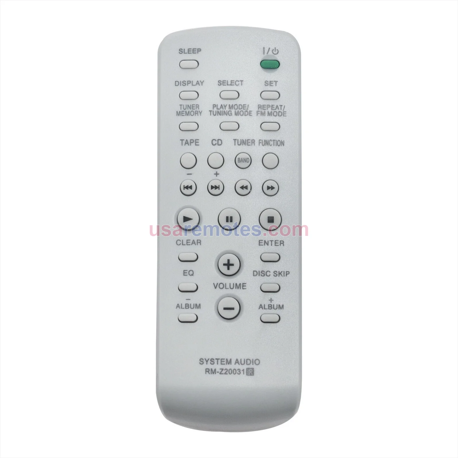 Sony HCD-GB3 remote control replacement