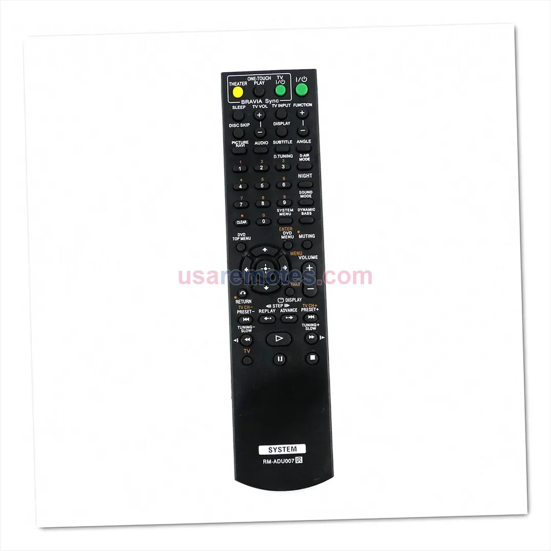 Sony HCD-HDX277WC remote control replacement Sony HCD-HDX277WC remote control replacement