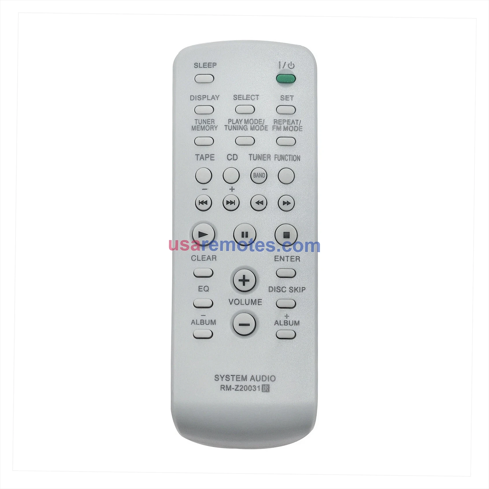 Sony HCD-U1B remote control replacement Sony HCD-U1B remote control replacement