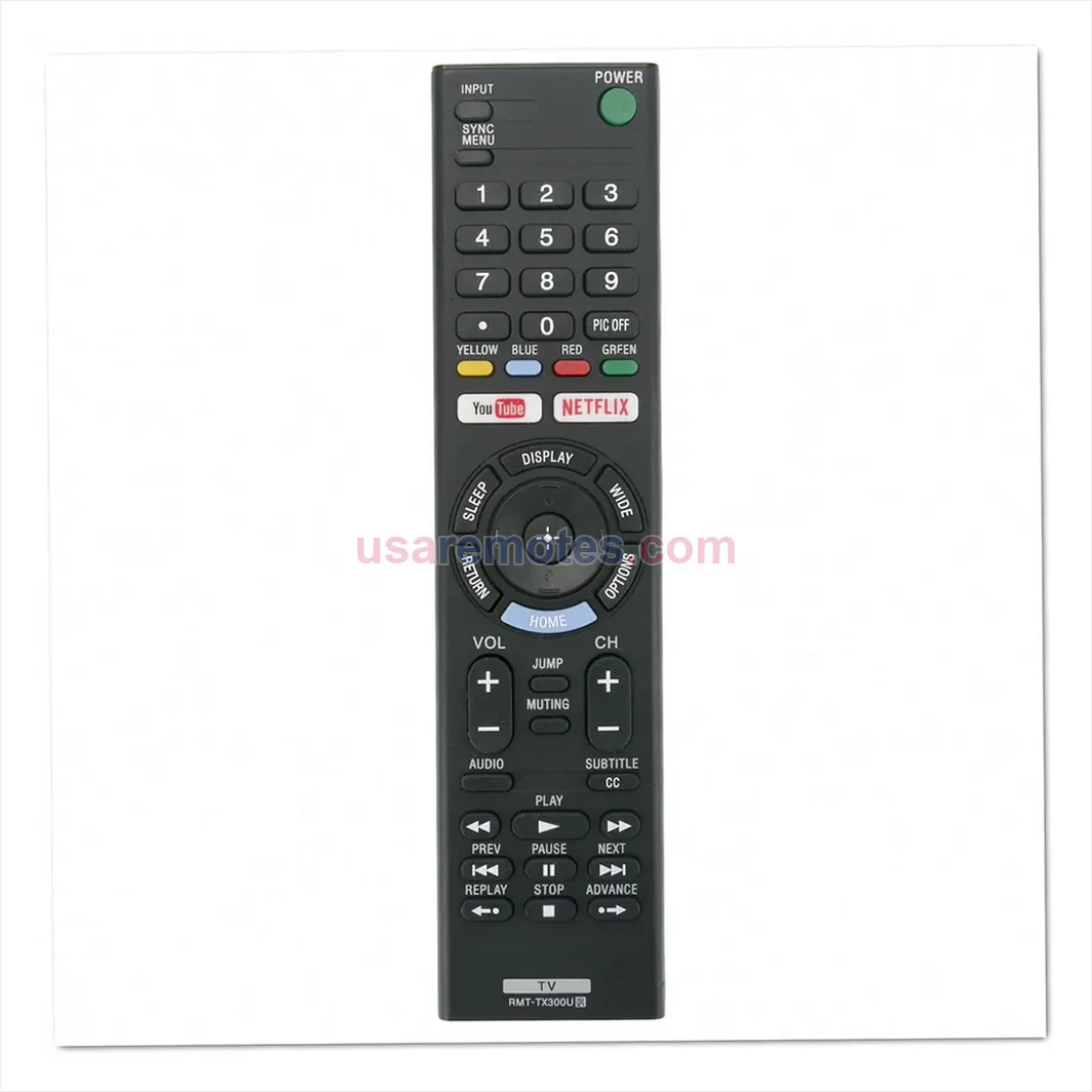 Sony KD-55XF7596 remote control replacement Sony KD-55XF7596 remote control replacement