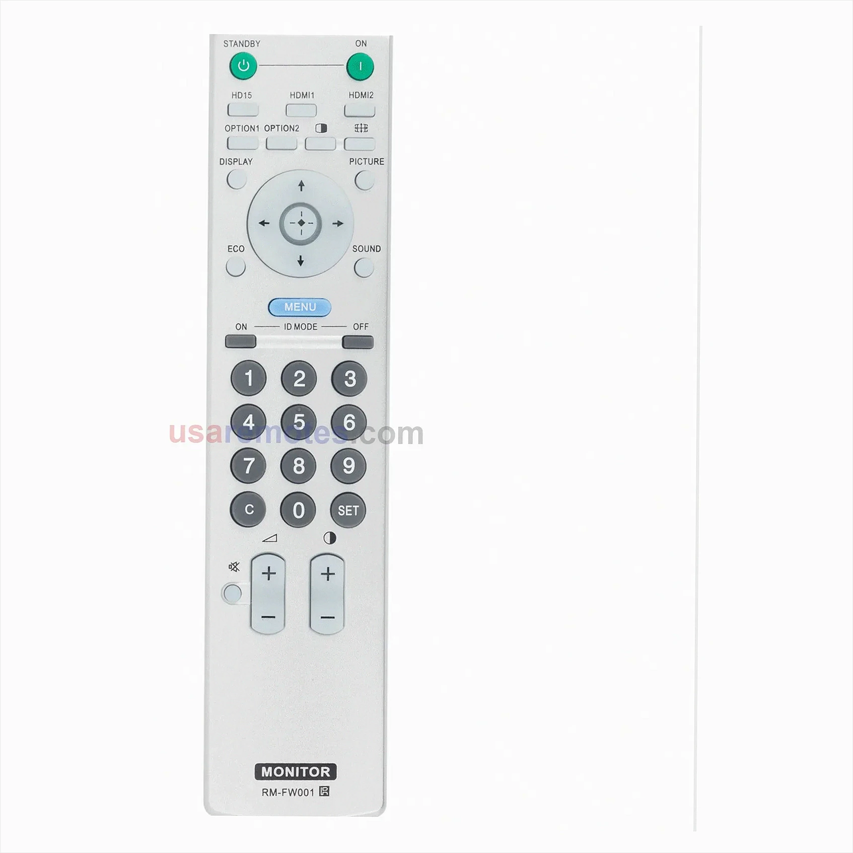Sony KLH-W26 remote control replacement