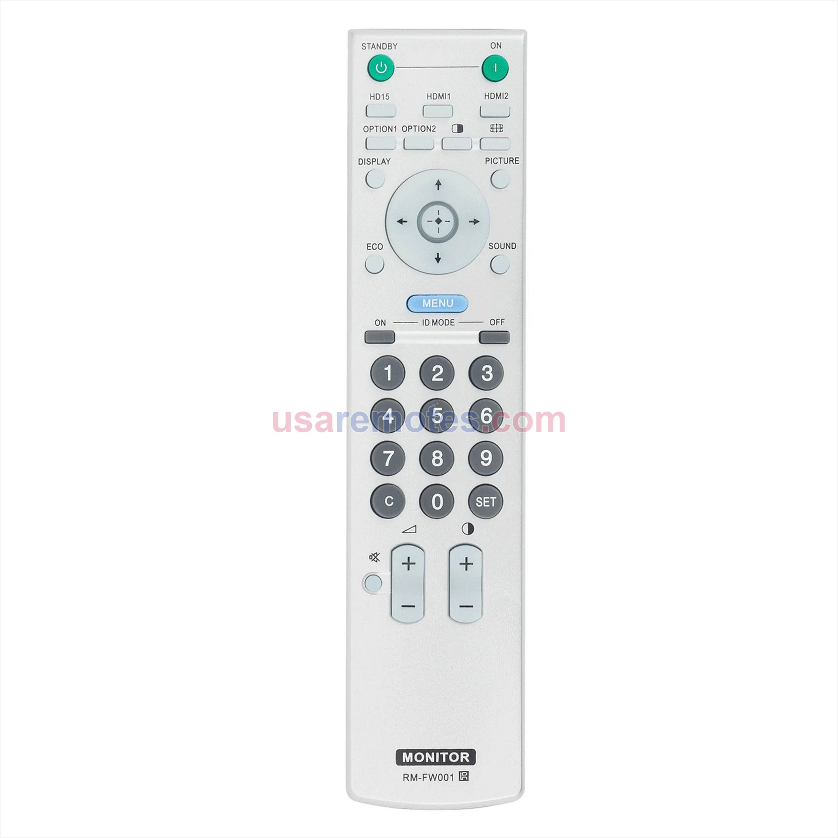 Sony KLH-W32 remote control replacement