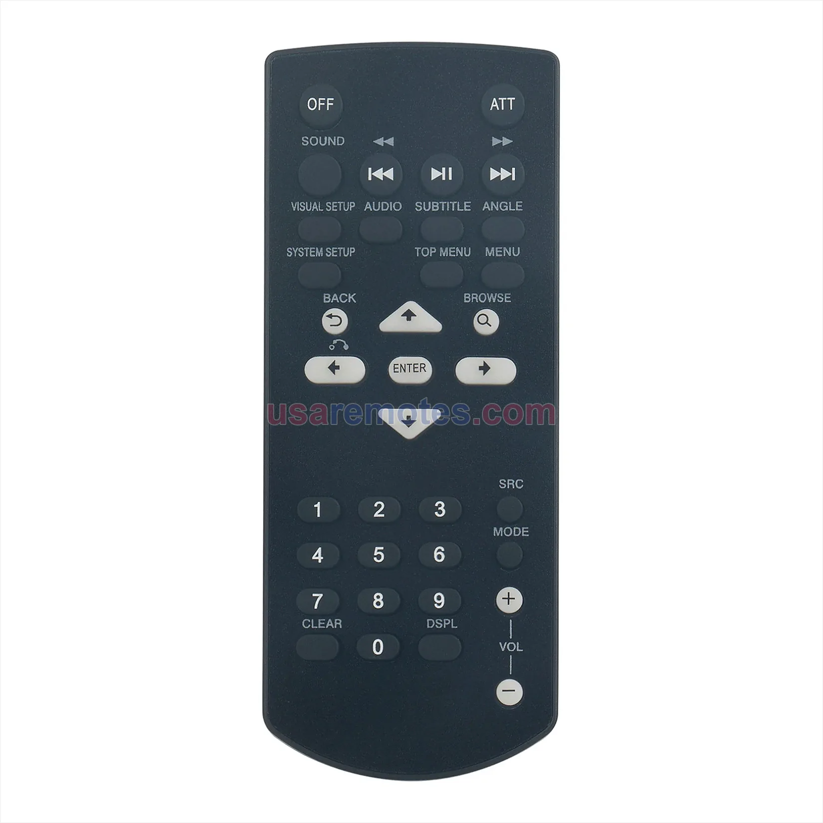 Sony MEX-DV1505U remote control replacement Sony MEX-DV1505U remote control replacement