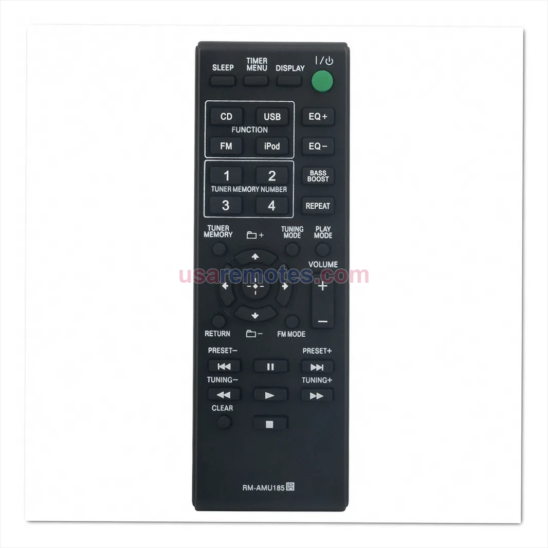 Sony MHC-EC619IP remote control replacement Sony MHC-EC619IP remote control replacement