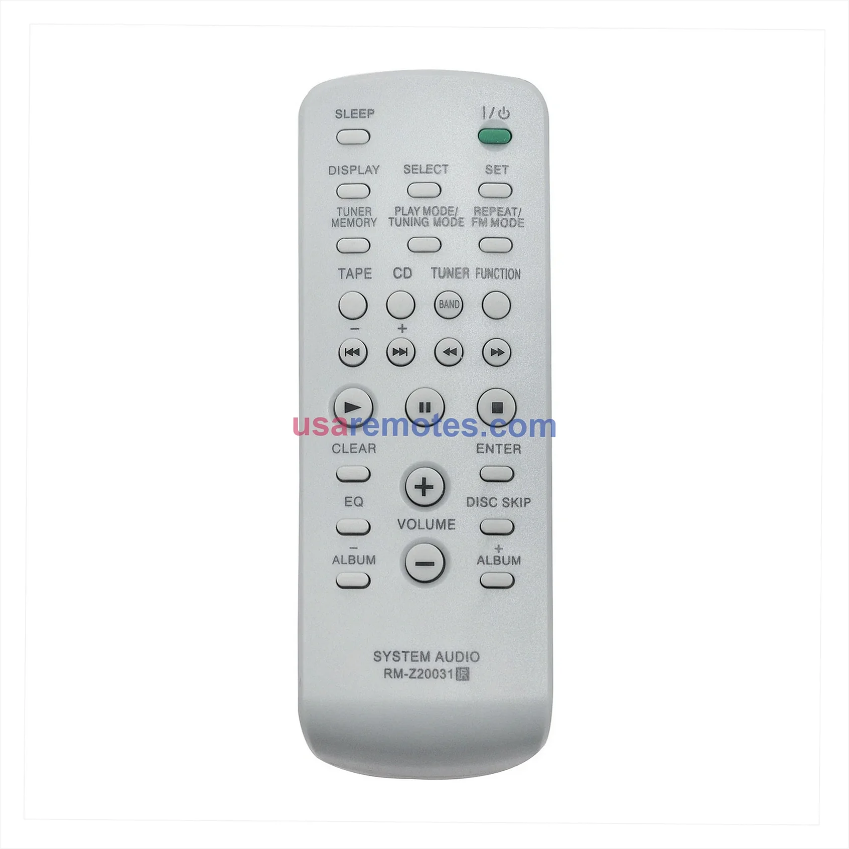 Sony MHC-GX750 remote control replacement Sony MHC-GX750 remote control replacement
