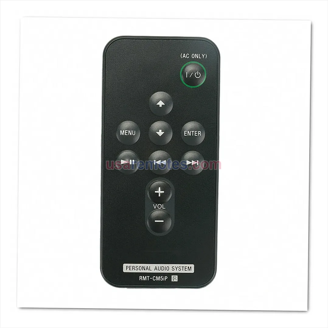 Sony RDP-M5IP-B remote control replacement Sony RDP-M5IP-B remote control replacement
