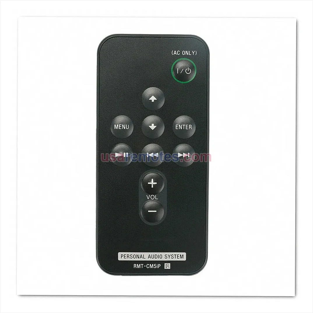 Sony RDP-M7IPBLK Speaker remote control replacement Sony RDP-M7IPBLK Speaker remote control replacement