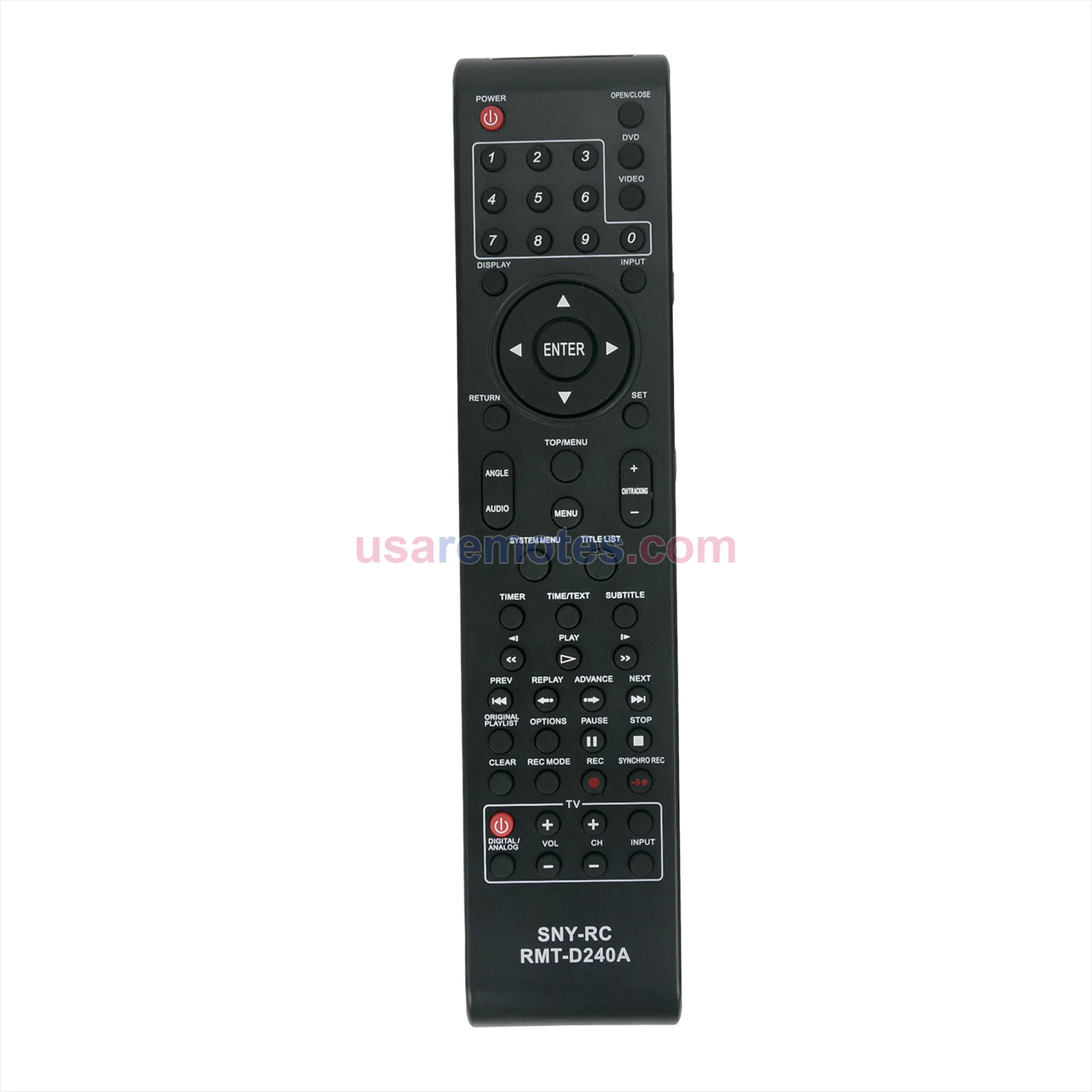 Sony RDRVXD655 remote control replacement