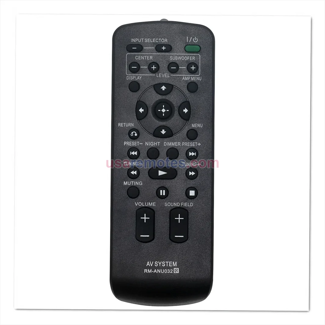 Sony RHT-G15 remote control replacement