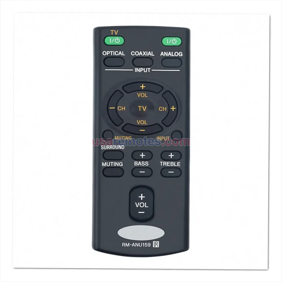 Sony SA-CT60 remote control replacement Sony SA-CT60 remote control replacement