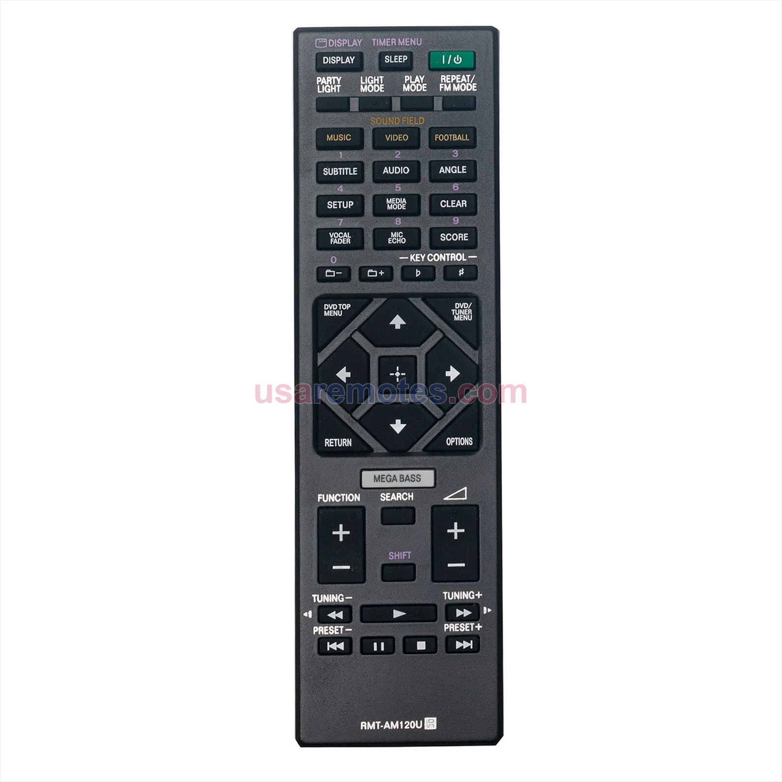 Sony SHAKE-X1D remote control replacement Sony SHAKE-X1D remote control replacement