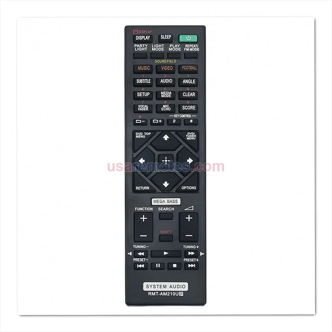 Sony SHAKEX10D remote control replacement Sony SHAKEX10D remote control replacement