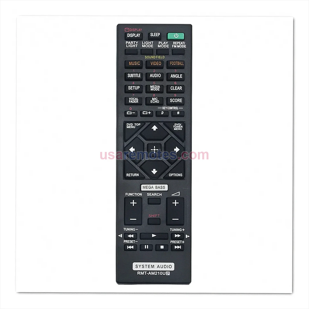 Sony SHAKEX70D remote control replacement Sony SHAKEX70D remote control replacement