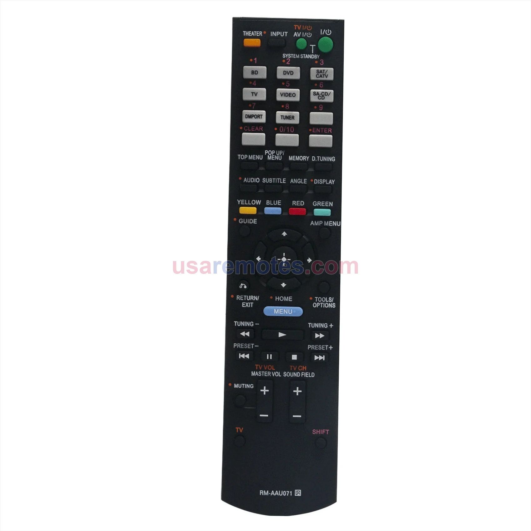 Sony SS-CTB101 remote control replacement