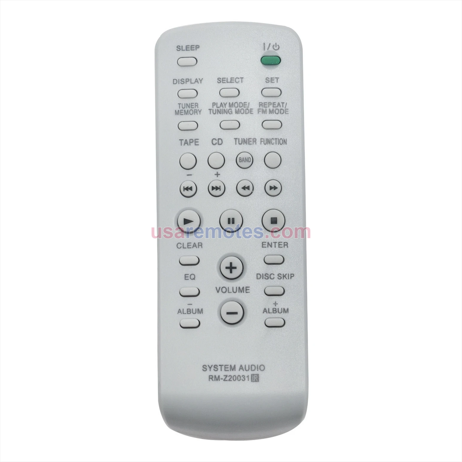 Sony SS-RSX80 remote control replacement Sony SS-RSX80 remote control replacement