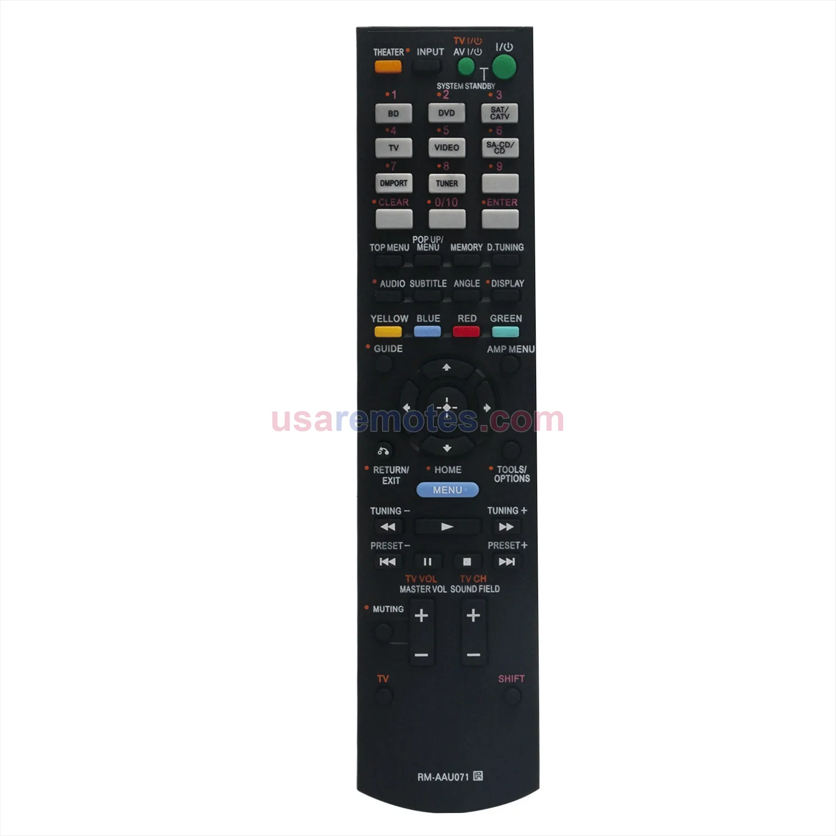 Sony SS-SRP37F remote control replacement Sony SS-SRP37F remote control replacement