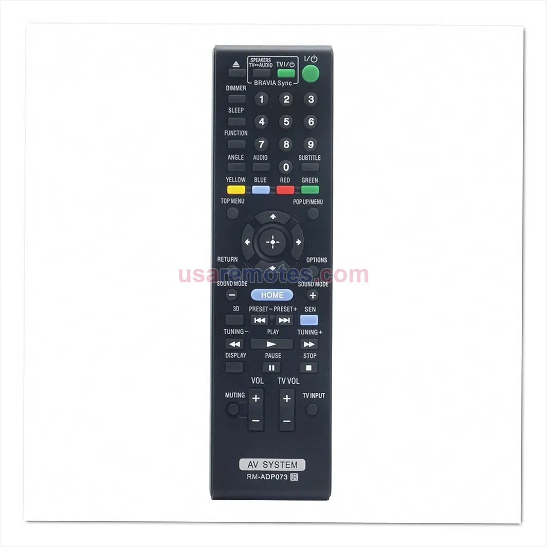 Sony SS-WSB113 Blu-ray remote control replacement Sony SS-WSB113 Blu-ray remote control replacement
