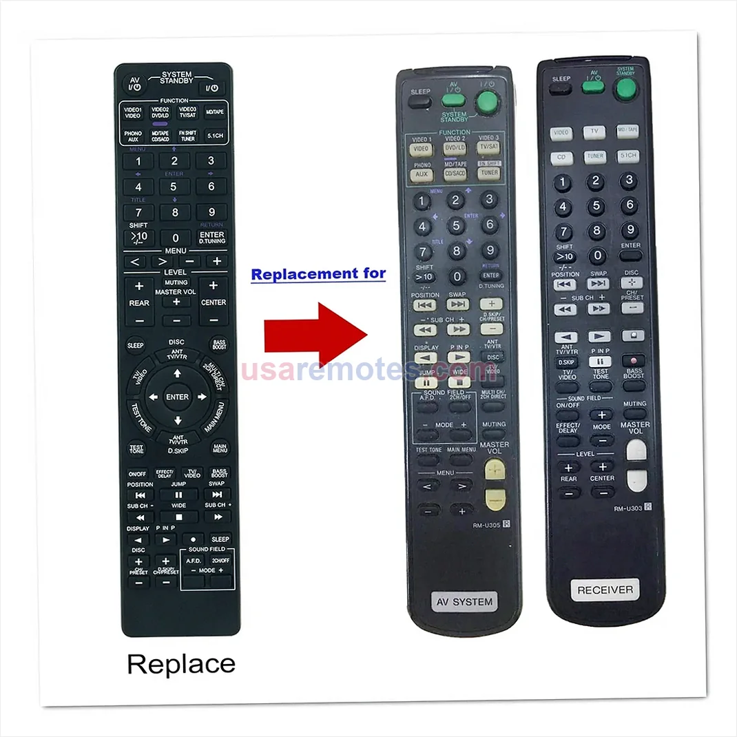 Sony STR-DB1070 AV Receiver remote control replacement Sony STR-DB1070 AV Receiver remote control replacement