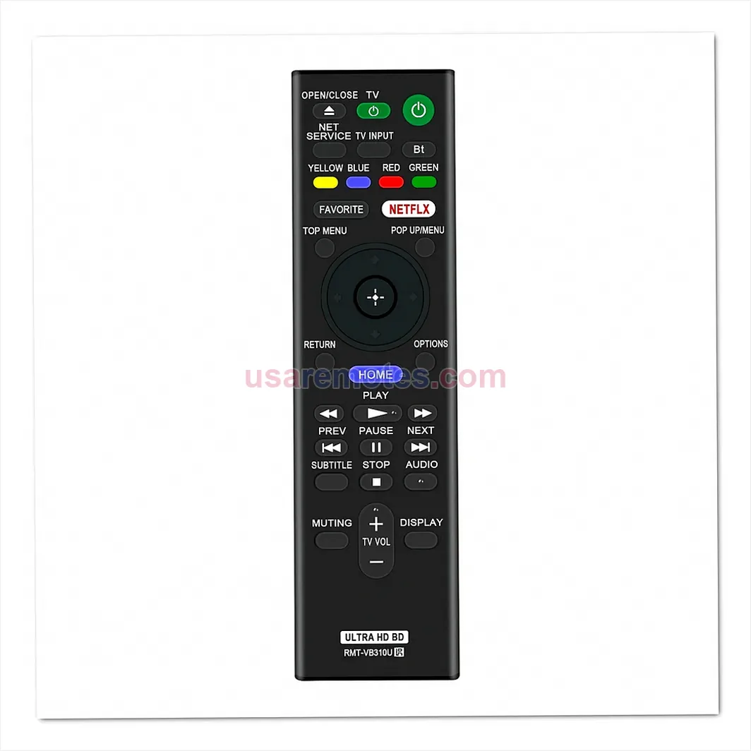 Sony UBP-X1100ES remote control replacement Sony UBP-X1100ES remote control replacement