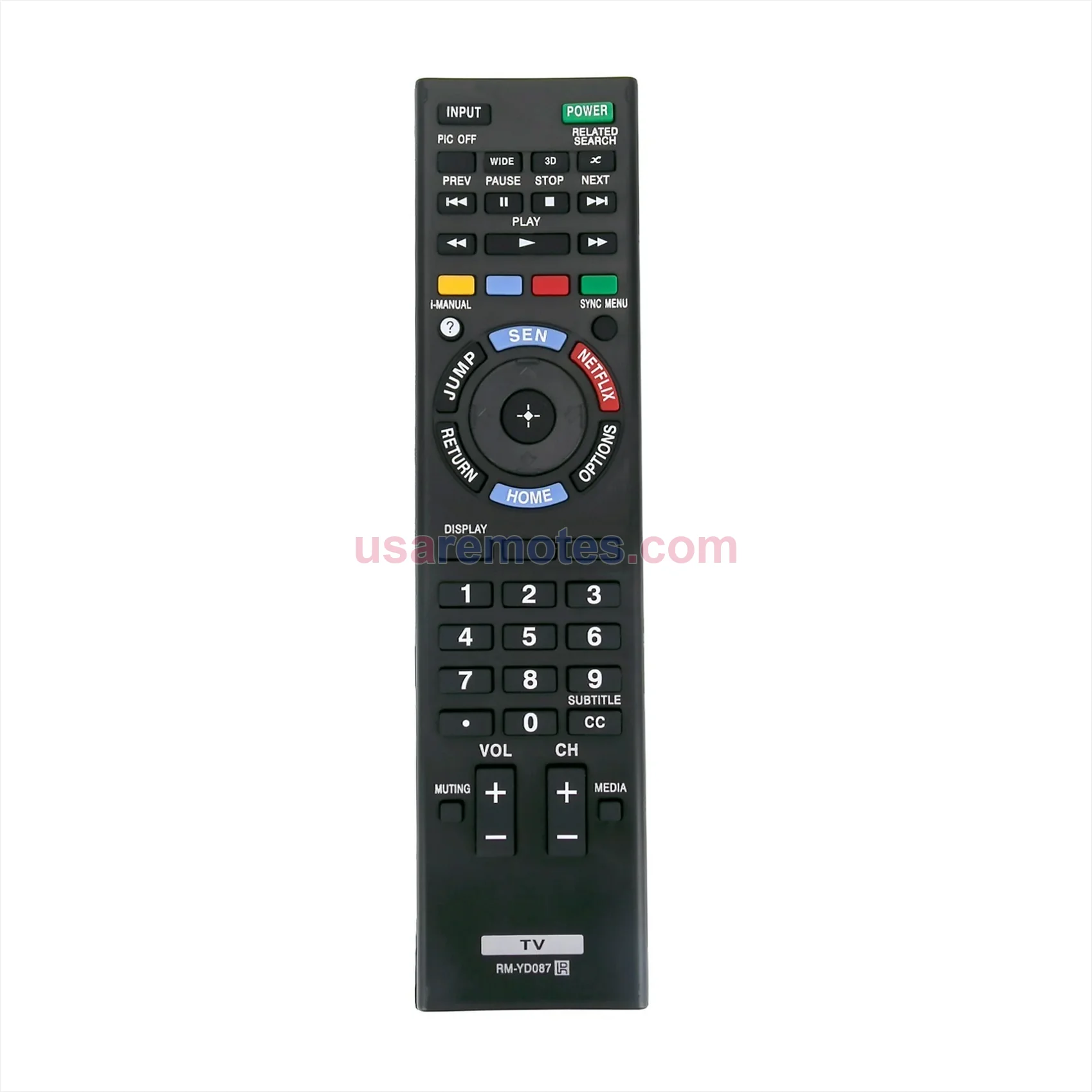 Sony XBR-65X850AX remote control replacement Sony XBR-65X850AX remote control replacement