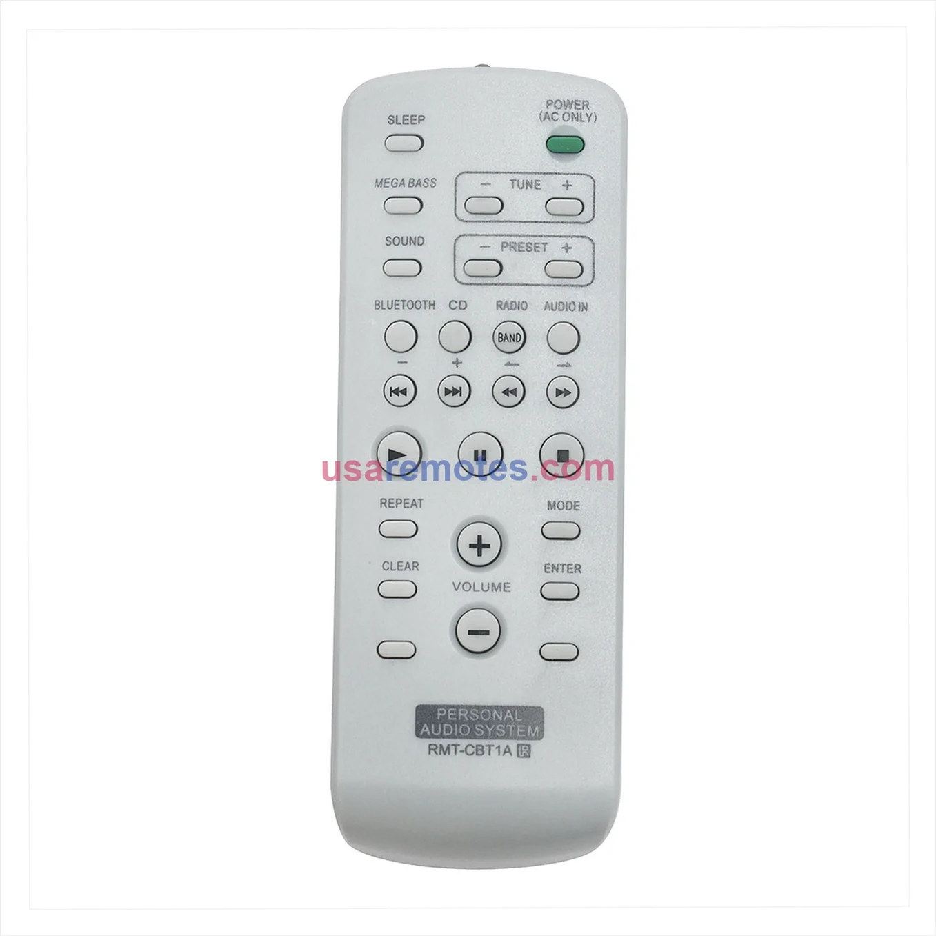 Sony ZS-BT1 remote control replacement Sony ZS-BT1 remote control replacement