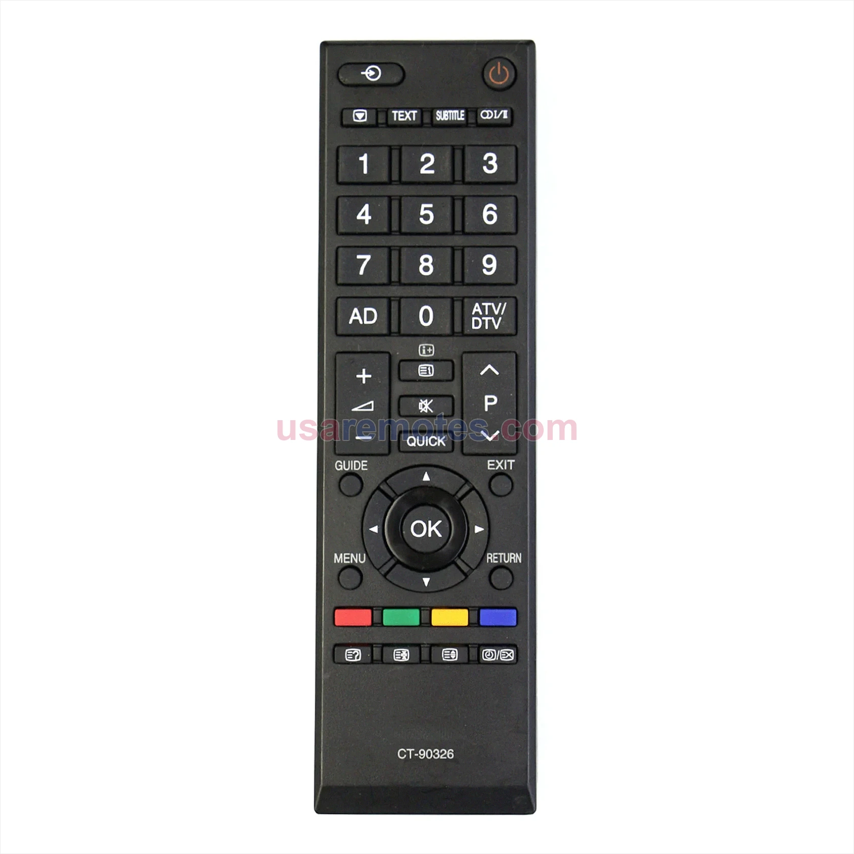 Toshiba 37AV605P remote control replacement Toshiba 37AV605P remote control replacement