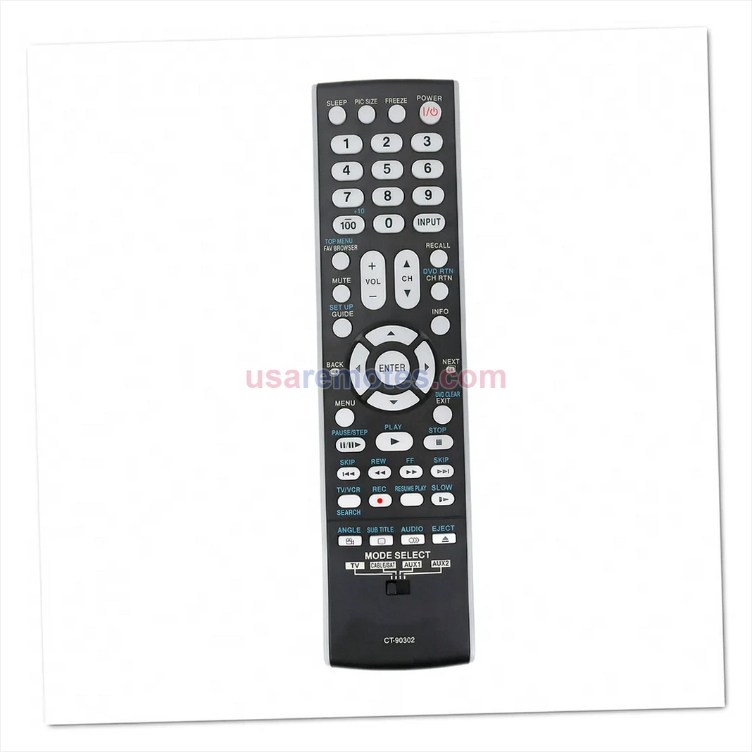 Toshiba 40XV648U remote control replacement Toshiba 40XV648U remote control replacement
