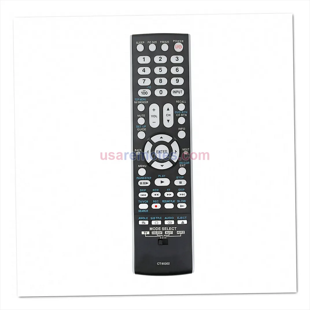 Toshiba 46RV525R remote control replacement Toshiba 46RV525R remote control replacement