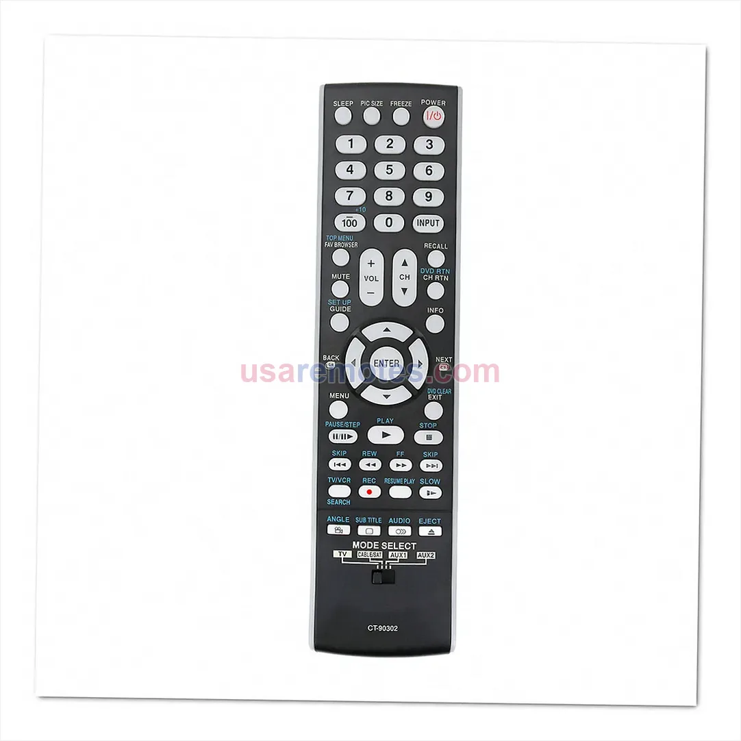 Toshiba 52RV53CU remote control replacement Toshiba 52RV53CU remote control replacement