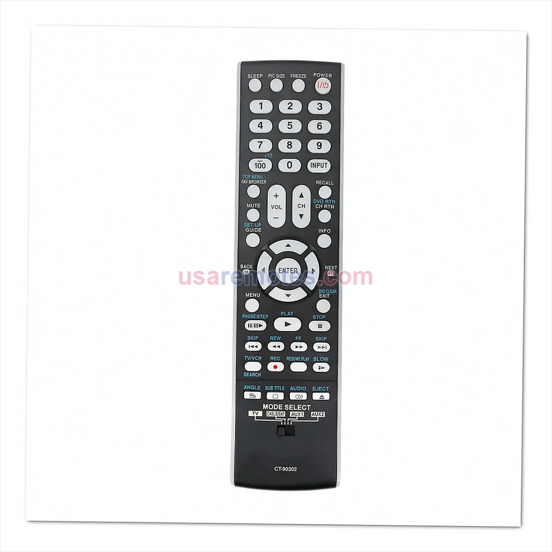 Toshiba 52RV53U remote control replacement Toshiba 52RV53U remote control replacement