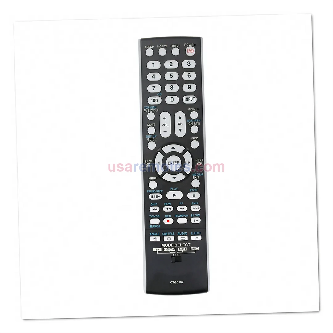 Toshiba 52XV648U remote control replacement Toshiba 52XV648U remote control replacement