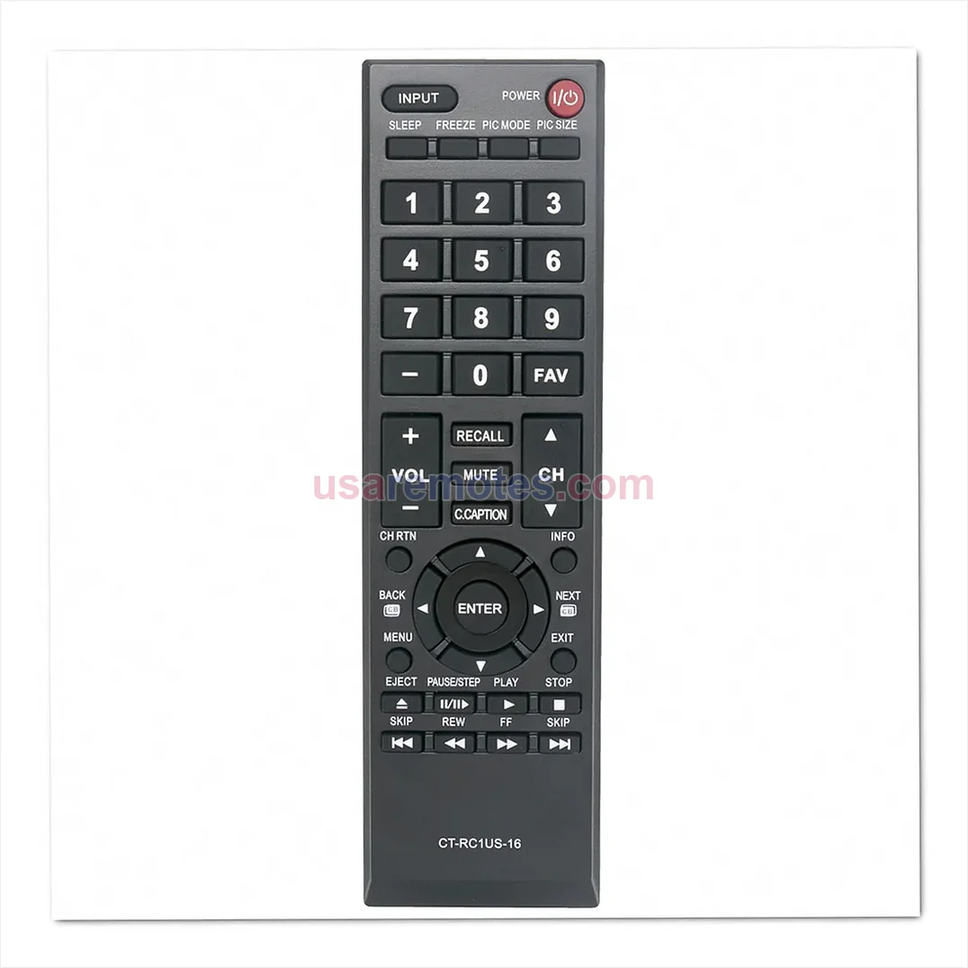 Toshiba 55L310U remote control replacement Toshiba 55L310U remote control replacement
