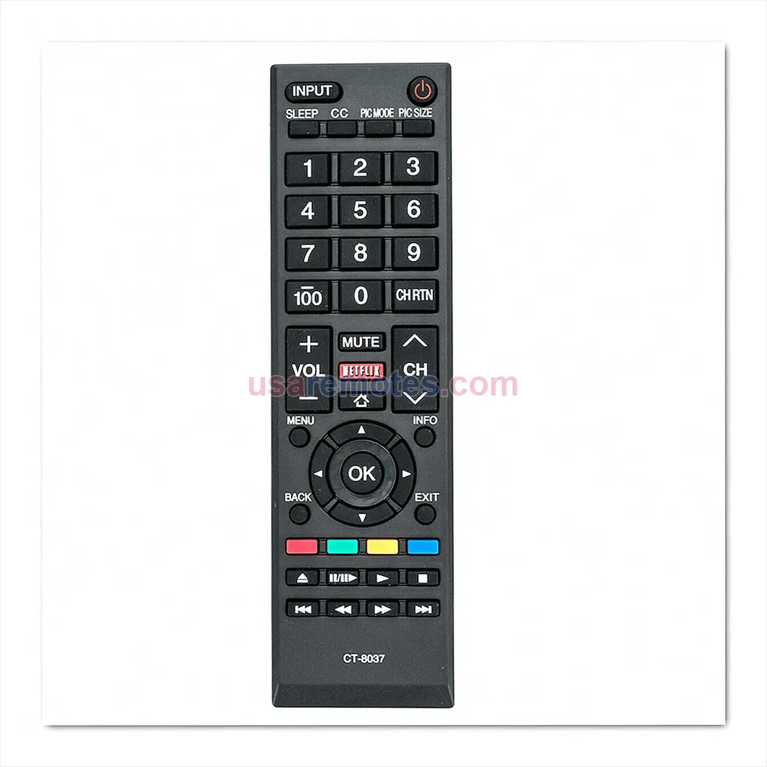 Toshiba 58L5400UC TV remote control replacement Toshiba 58L5400UC TV remote control replacement
