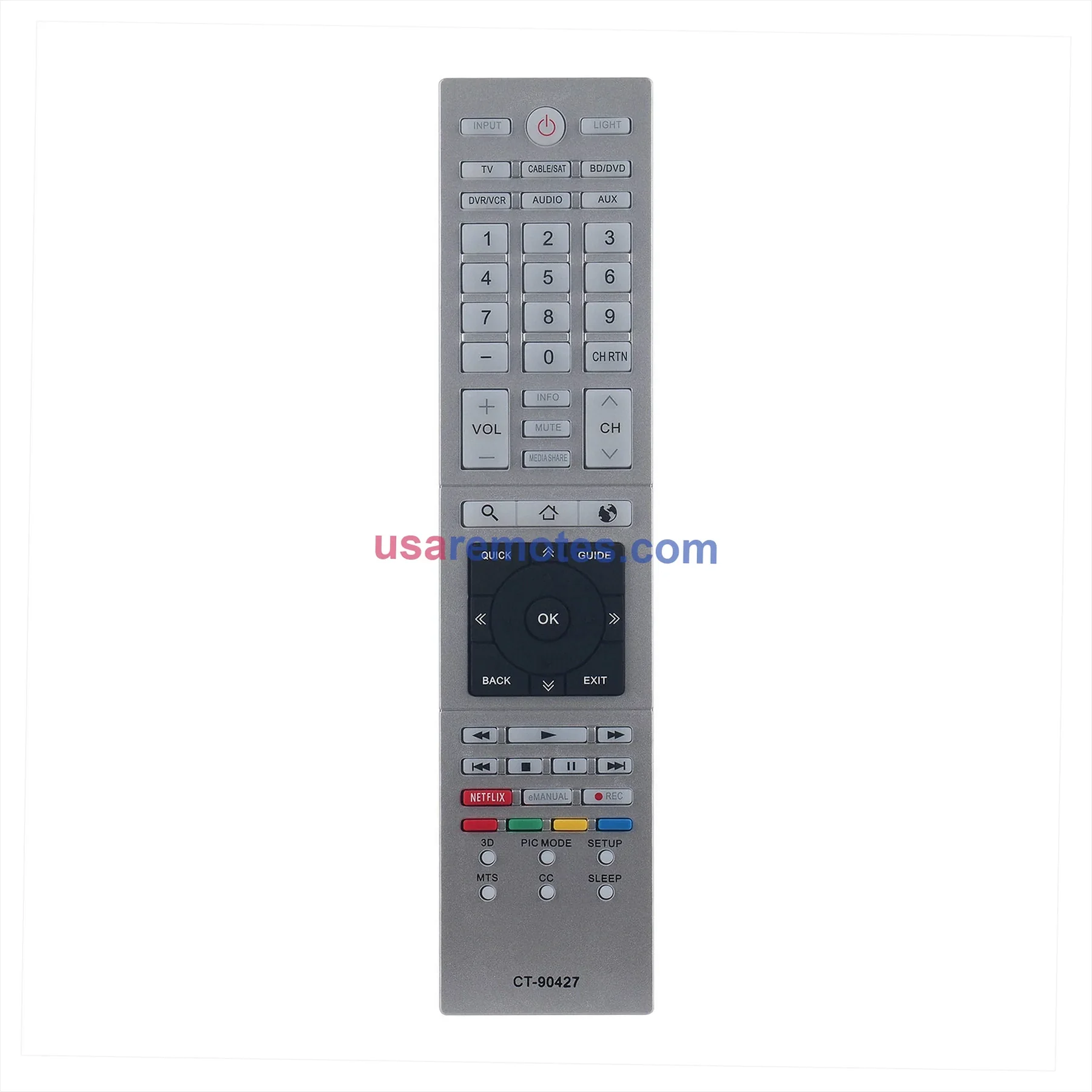 Toshiba 84L9300UM remote control replacement Toshiba 84L9300UM remote control replacement