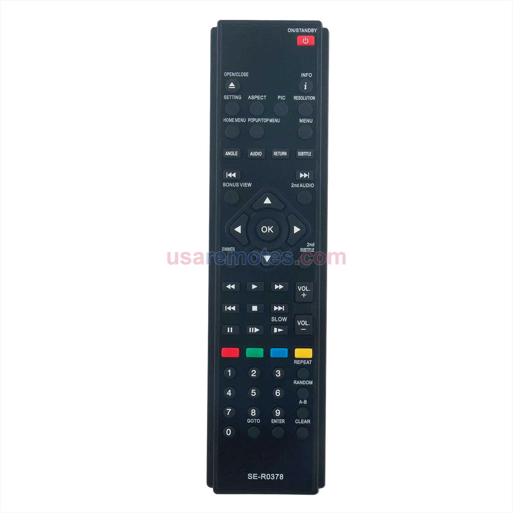 Toshiba BDX3000 remote control replacement