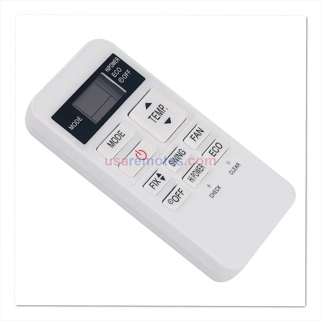Toshiba RAS-107SKV-E7 remote control replacement