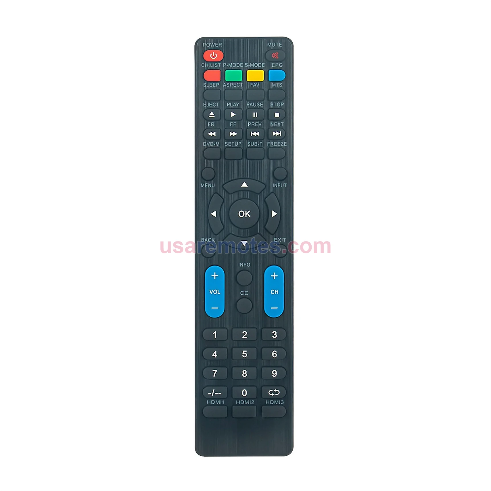 Universal 400AM7DVD remote control replacement Universal 400AM7DVD remote control replacement
