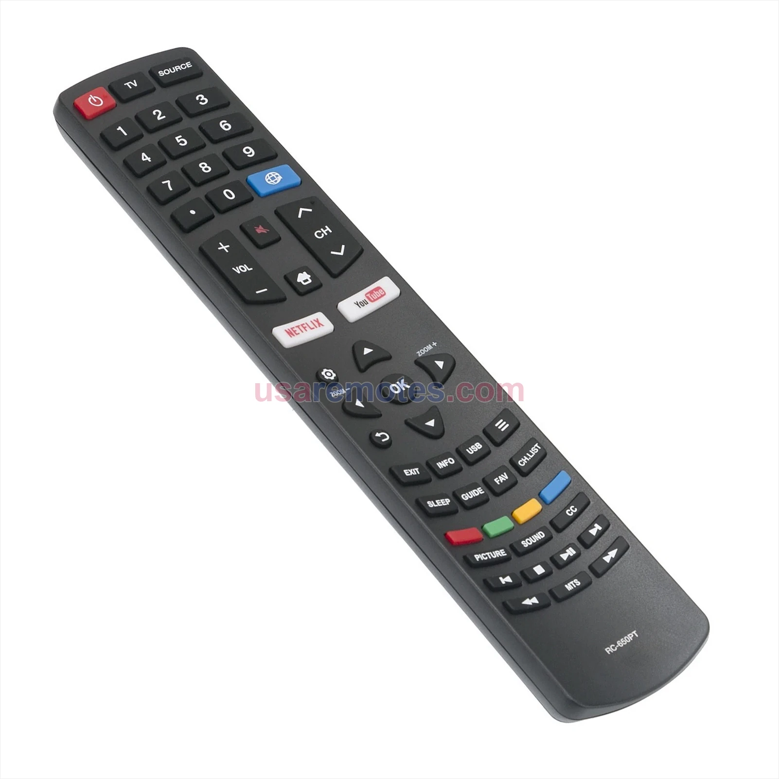 Universal U49V880BTS remote control replacement Universal U49V880BTS remote control replacement