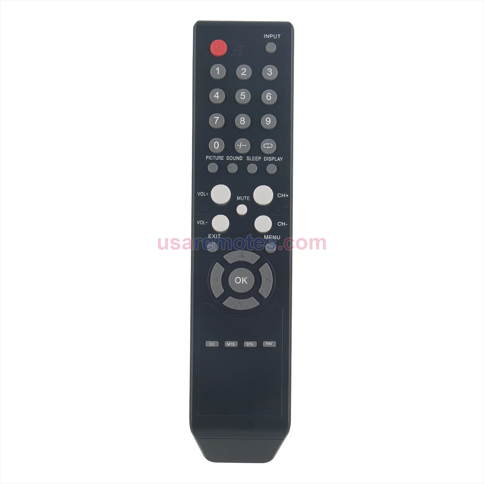 Viore LED24VF60 remote control replacement Viore LED24VF60 remote control replacement