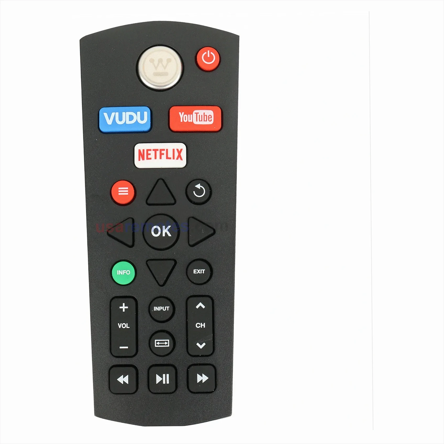 Westinghouse WD60MB2240RC remote control replacement Westinghouse WD60MB2240RC remote control replacement