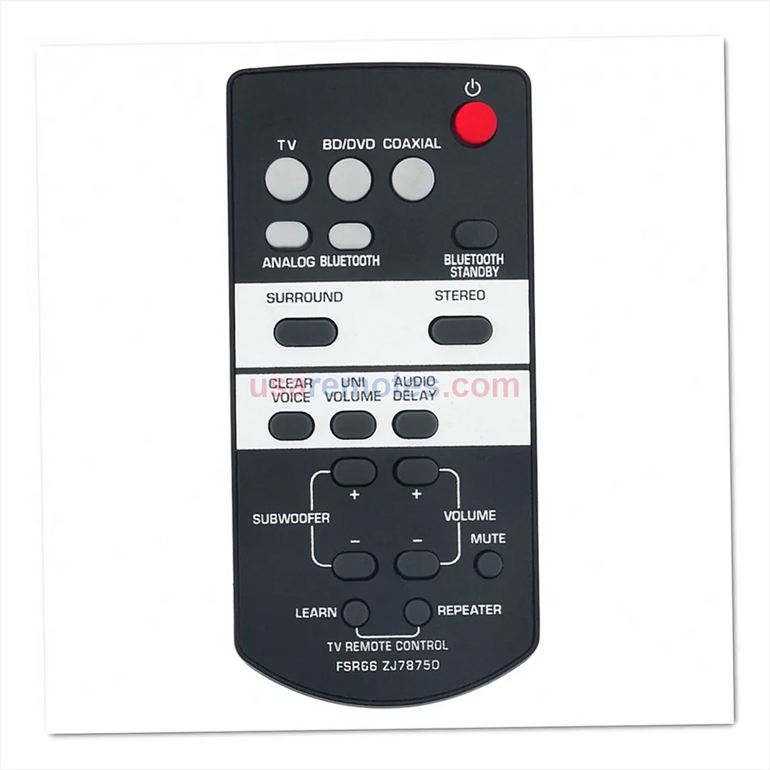 Yamaha 49UJ6350 Sound Bar remote control replacement Yamaha 49UJ6350 Sound Bar remote control replacement