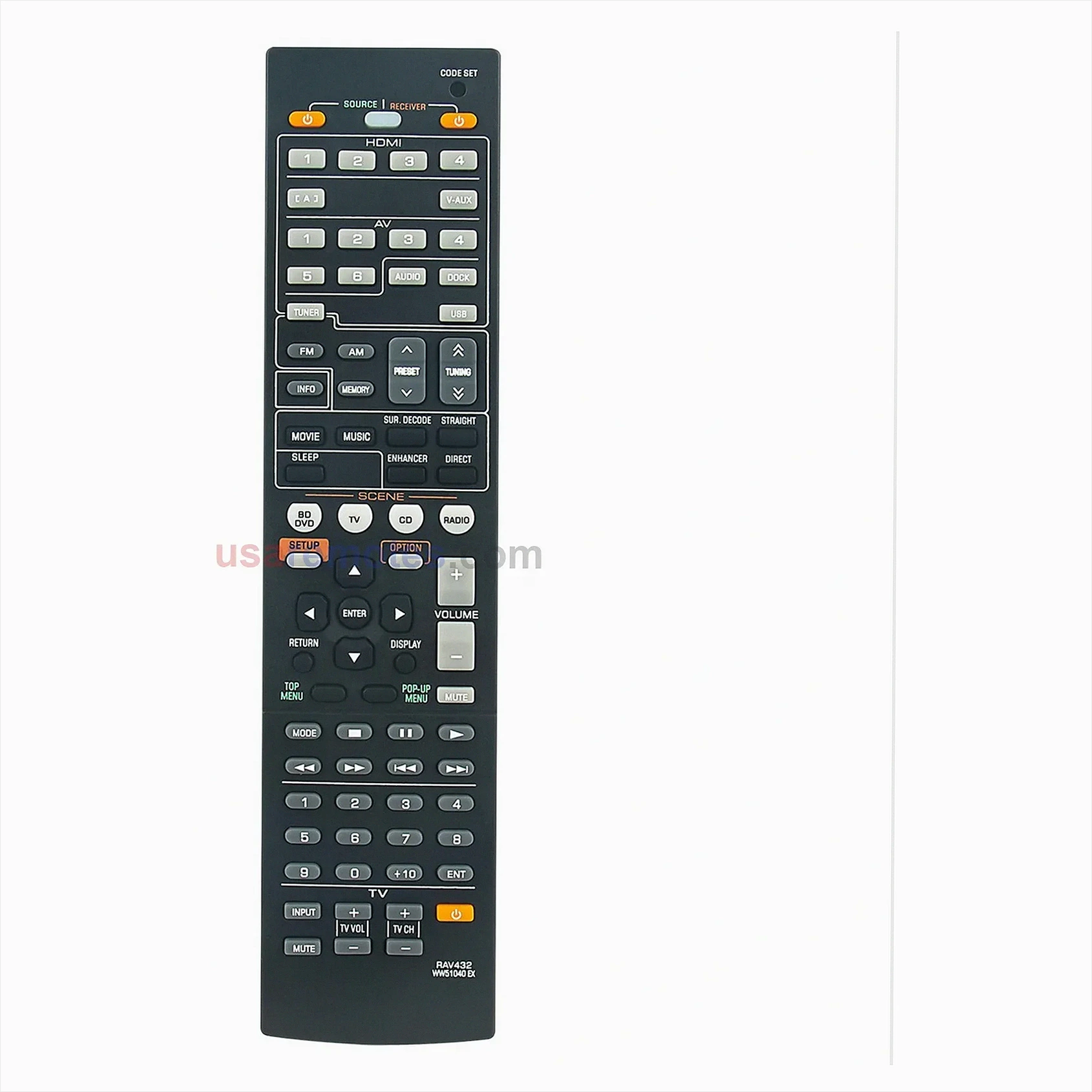 Yamaha RX-V471 remote control replacement Yamaha RX-V471 remote control replacement