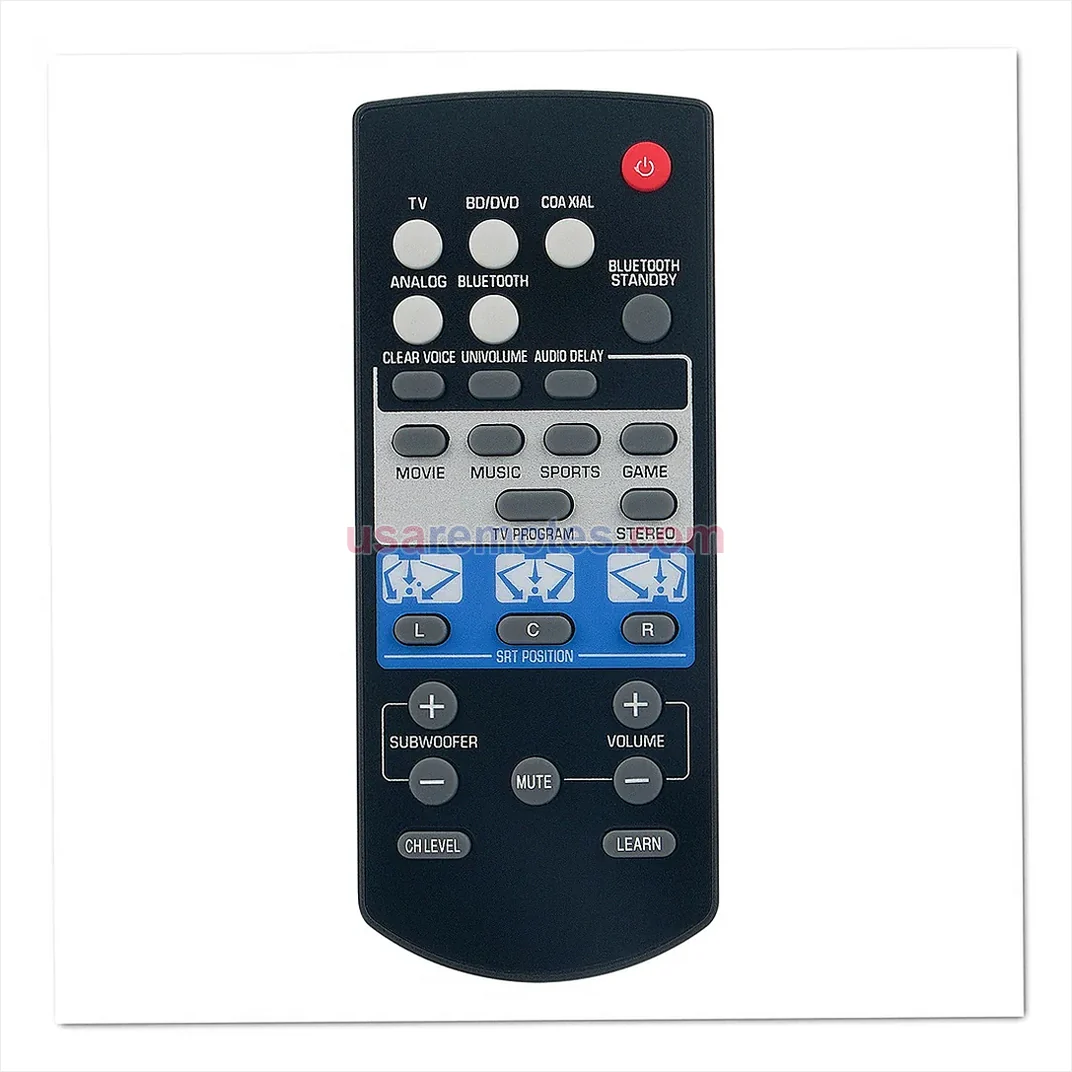 Yamaha SRT-1000BL remote control replacement Yamaha SRT-1000BL remote control replacement