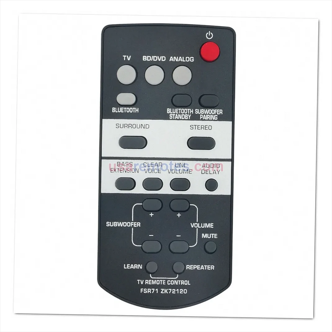 Yamaha YAS-203 remote control replacement Yamaha YAS-203 remote control replacement