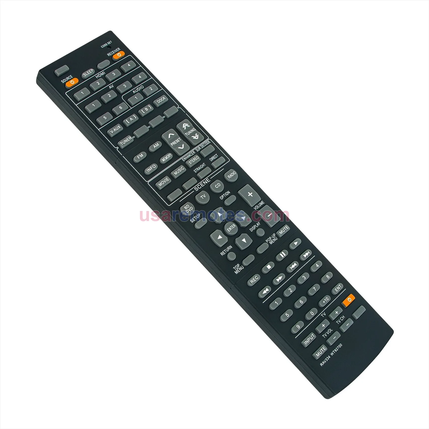 Yamaha YHT-593 remote control replacement